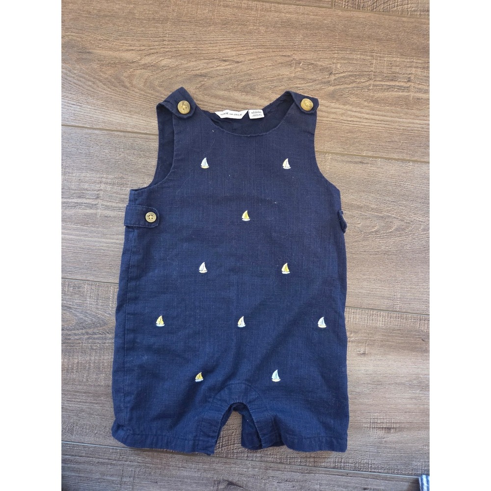 Janie and jack baby boy romper 3-6 mos